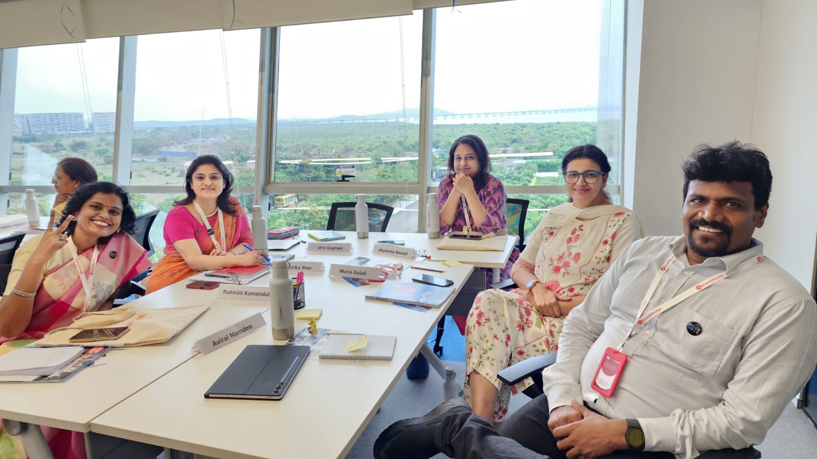 At Jio Institute class room