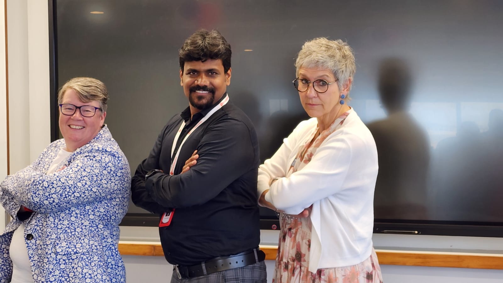 With Helen and Sarah